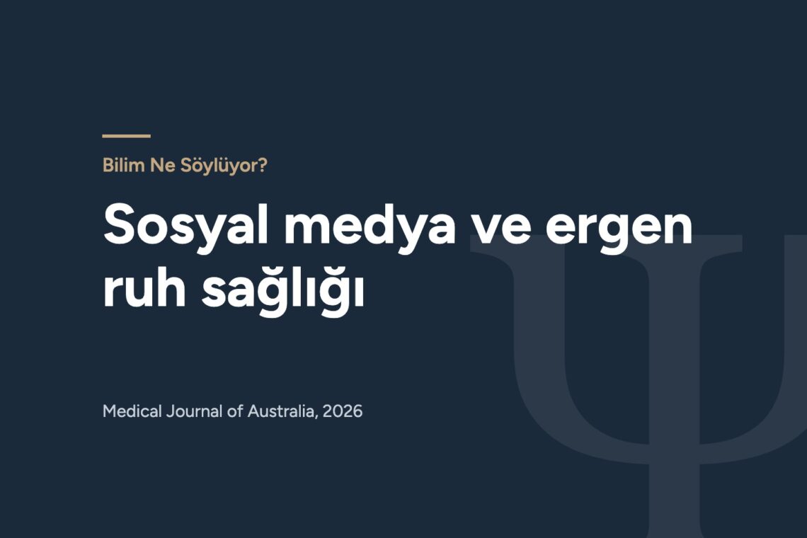 Bilim Ne Söylüyor? bölümü kapak görseli: Sosyal medya ve ergen ruh sağlığı